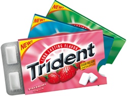 Trident Blister Chewing Gum